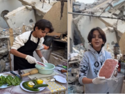 شيف صغير يصنع وصفات لـ"الحياة" بغزة