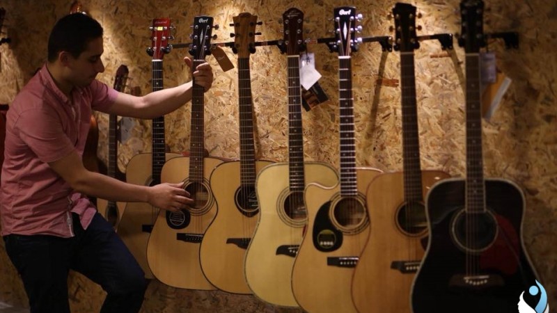 عن أول محل لبيع الآلات الموسيقية في غزة شبكة نوى فلسطينيات